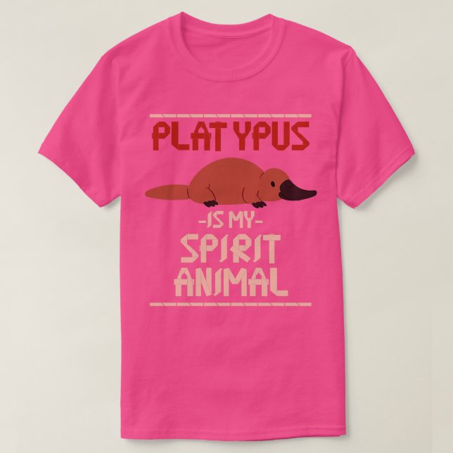 Zoo Keeper Aussie Gift Platypus T Shirt (Design framsida)