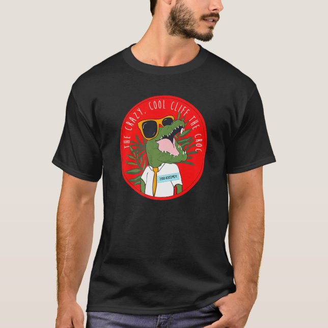 Zoo Keeper Crokodile Boys Graphic Girls Novelty Wo T Shirt (Framsida)