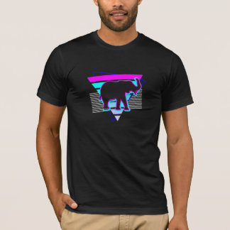 Zoo Keeper Design Vintage 80s Elephant T Shirt