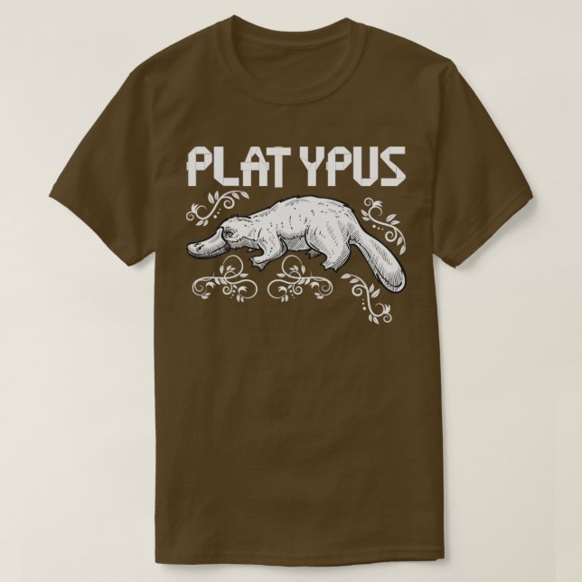 Zoo Keeper Gift Australia Platypus T Shirt (Design framsida)