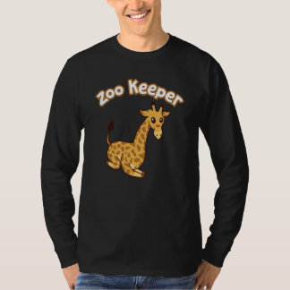 Zoo Keeper Giraffe Safari Animal T Shirt