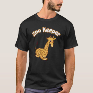 Zoo Keeper Giraffe Safari Animal T Shirt