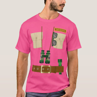 Zoo Keeper Halloween Costume Diy Gift Jungle Safar T Shirt