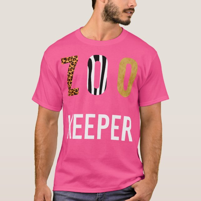 Zoo Keeper Halloween T Shirt (Framsida)