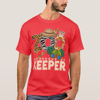 Zoo Keeper Halloweenfest Safari Djurparksvakt T Shirt
