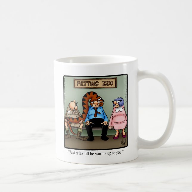 Zoo Keeper Humor Mugg Gift (Höger)