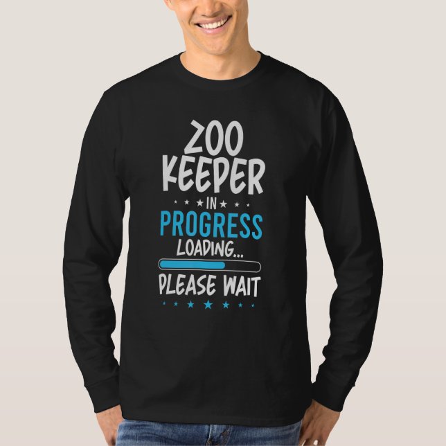 Zoo Keeper pågår T Shirt (Framsida)