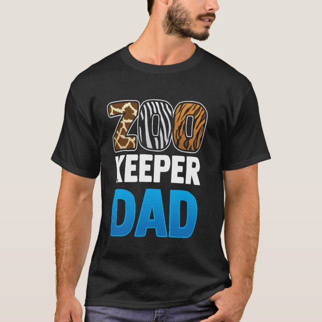 Zoo Keeper Pappa Zookeeping Zookeeper Zoos Keeping T Shirt (Framsida)