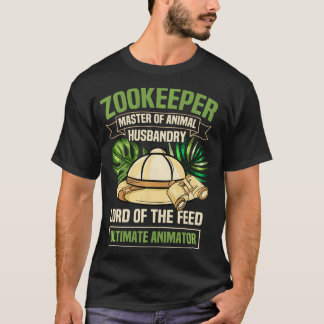 Zoo Keeper Zookeeper Animal Keeper Zoology Student T Shirt