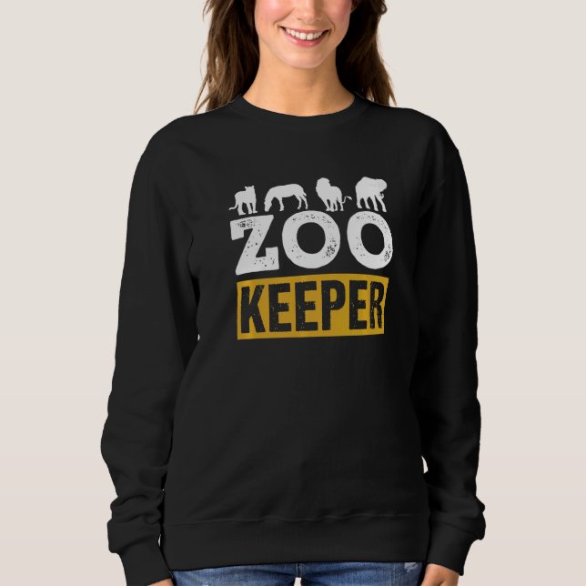Zoo Keeper Zookeeper Job Keeping Zookeepping T Shirt (Framsida)