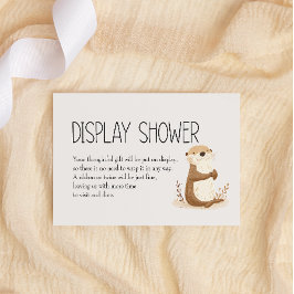 Zoo Nursery Animals Baby Visning Shower Anteckningskort