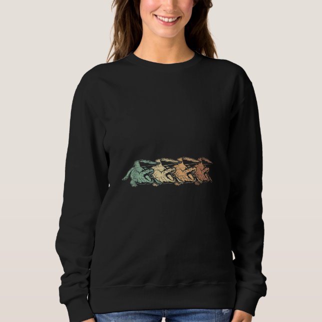 Zoo Reptile Crokodile T Shirt (Framsida)