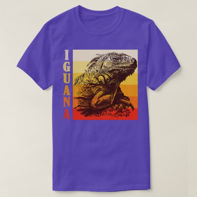Zoo Reptile Zoo Keeper Gift Iguana T Shirt (Design framsida)