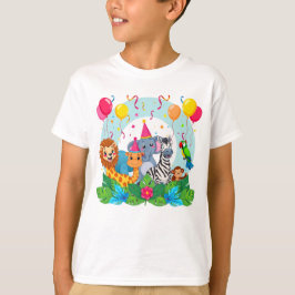 zoo Safari Jungle Äventyr för barn  T Shirt