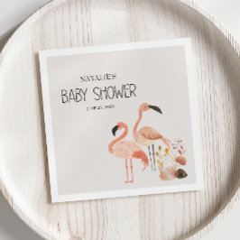 Zoo Safari Nursery Animals Baby Shower Napkins Pappersservett