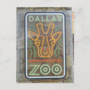 Zoo-tecken Vykort