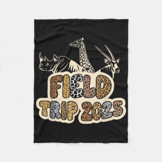 Zoo Utflykt Sällskap Field Day 2025 Matchande Lära Fleecefilt