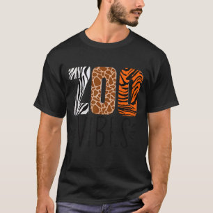 Zoo Vibes Leopard Animal Print Safari Wildlife Ani T Shirt