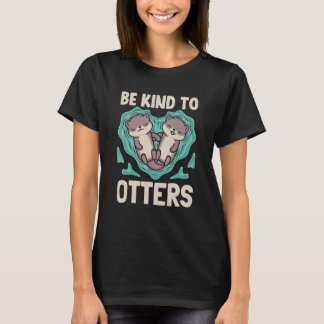 Zoo Wildlife Animal Zookeeper Cute Otter T Shirt