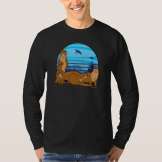 Zoo Wildlife Animal Zookeeper Sea Otter Marine T Shirt