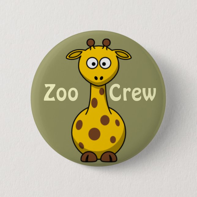 Zoobesättninggiraff Knapp (Framsida)