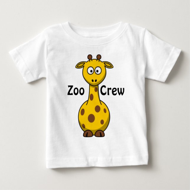 Zoobesättninggiraff Tee Shirt (Framsida)