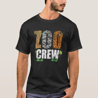 Zoocrew Zoo Crew Afrikanska Djur Zebra Giraff Gru T Shirt