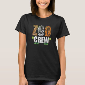 Zoocrew Zoo Crew Afrikanska Djur Zebra Giraff Gru T Shirt