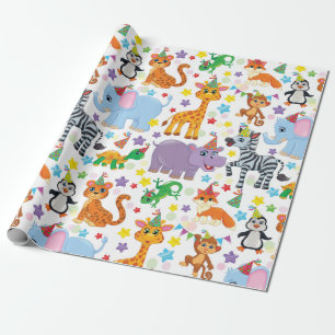 Zoodjur för barn presentpapper