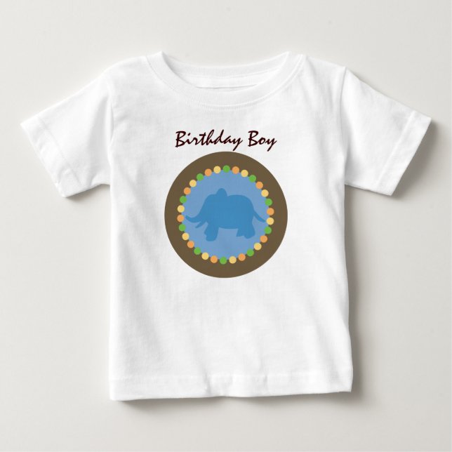 Zooen pricker elefantspädbarnT-tröja T-shirt (Framsida)