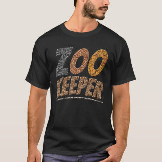 Zookeeper African Savanna Animals Älskare Zoo Keep T Shirt