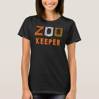 Zookeeper African Savanna Zebra Animal Vild Safari T Shirt