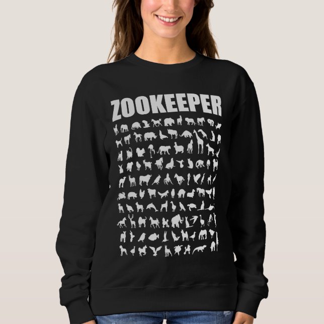 Zookeeper  Animal Keeper Saying Zoo Keeper T Shirt (Framsida)