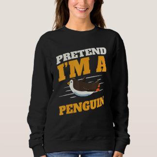 Zookeeper Antarctic Zoo Animal Pretend I'm A Pengu T Shirt