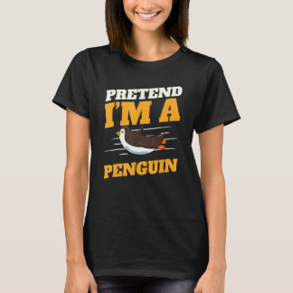 Zookeeper Antarctic Zoo Animal Pretend I'm A Pengu T Shirt