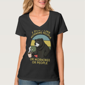 Zookeeper Coffee Drinker Caffeine Wildlife Bear T Shirt