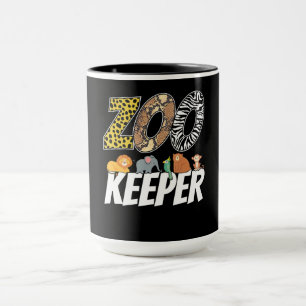 Zookeeper Costume African Savanna Zoo Älskare Gif Mugg