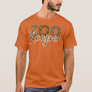 Zookeeper Costume Vild Print African Animals Savan T Shirt