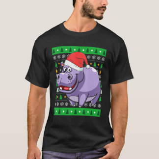 Zookeeper Egypten Animal Hippo Ugly jul T Shirt