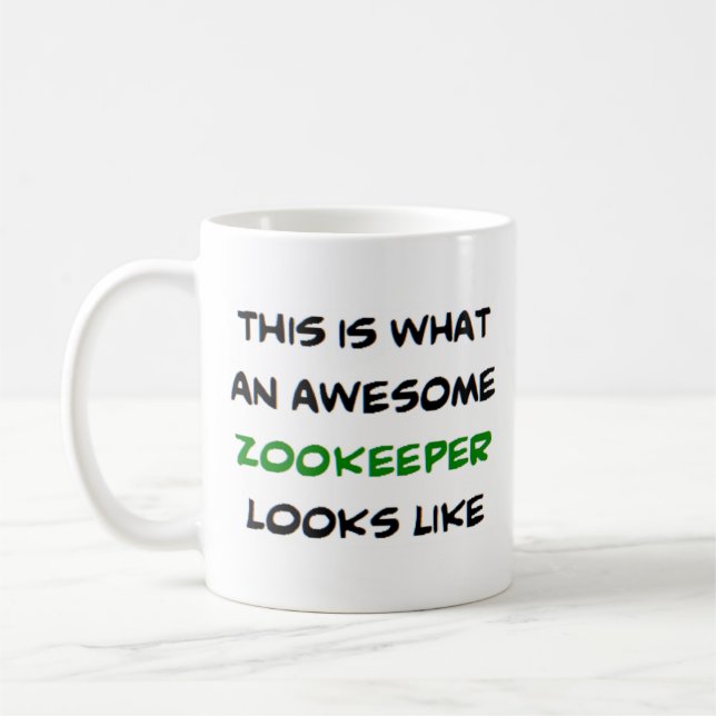 Zookeeper, fantastisk kaffemugg (Vänster)