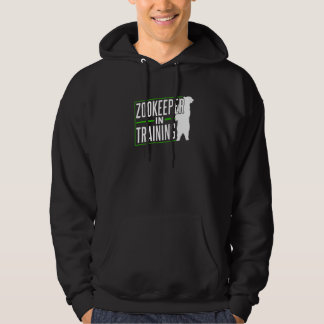 Zookeeper In Training Keeping Job Zookeepping Zoo  Hoodie