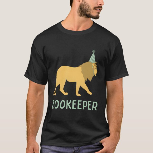 Zookeeper Lejon Lejon Py Animal T Shirt (Framsida)