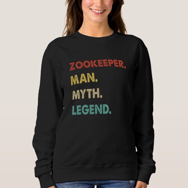 Zookeeper Man Myth Legend  1 T Shirt (Framsida)