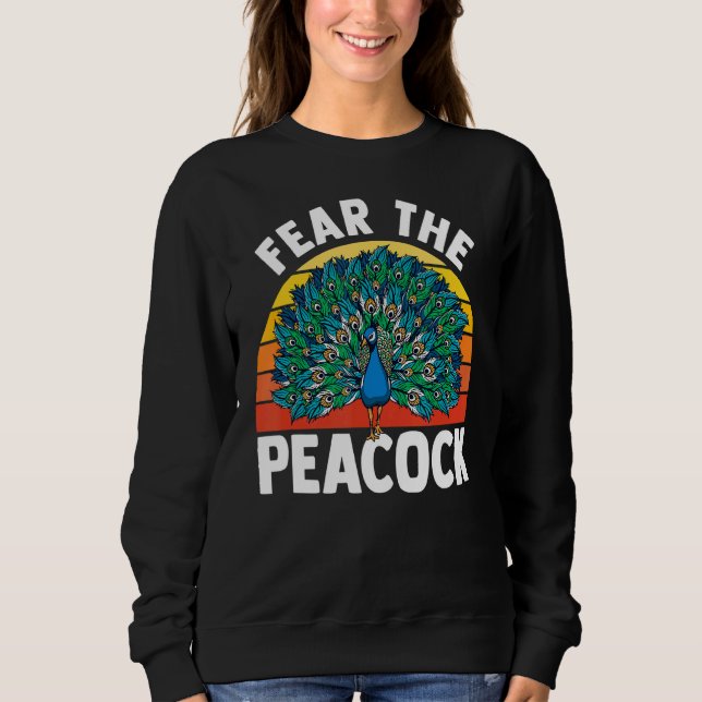 Zookeeper Professionell Ornitholog Peacock T Shirt (Framsida)