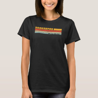 Zookeeper Retro Career Job Title Profession T Shirt