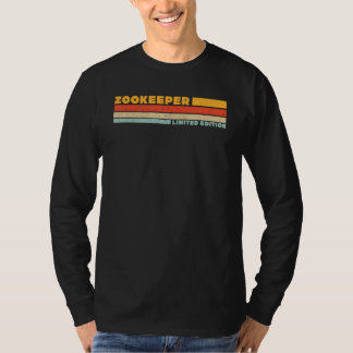 Zookeeper Retro Career Job Title Profession T Shirt