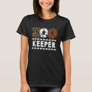 Zookeeper Safari Zoo Animal Print Zoo Keeper T Shirt