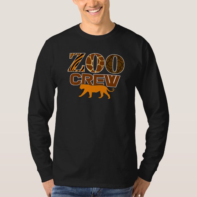 Zookeeper Safari Zookeeping Animal Park Ranging Zo T Shirt (Framsida)