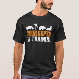 Zookeeper under utbildning t shirt