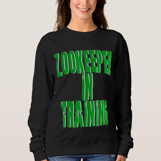 Zookeeper under utbildning t shirt (Framsida)